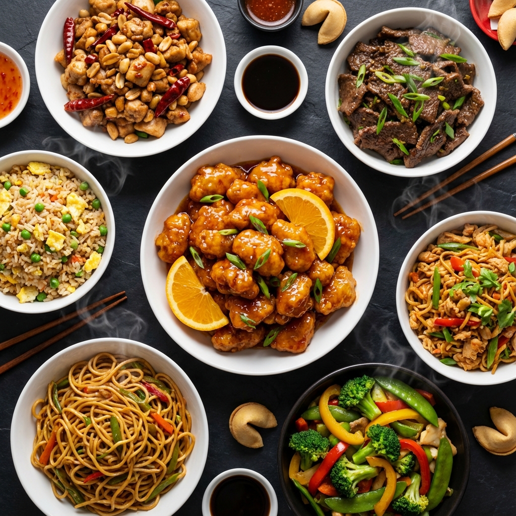Chinese stir-fry dishes